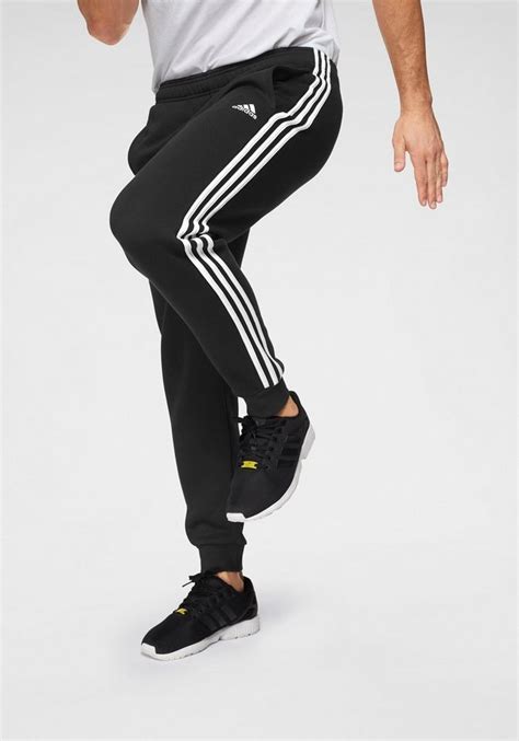 adidas essentials 3 stripes jogginghose herren langgröße|Adidas Essentials 3.